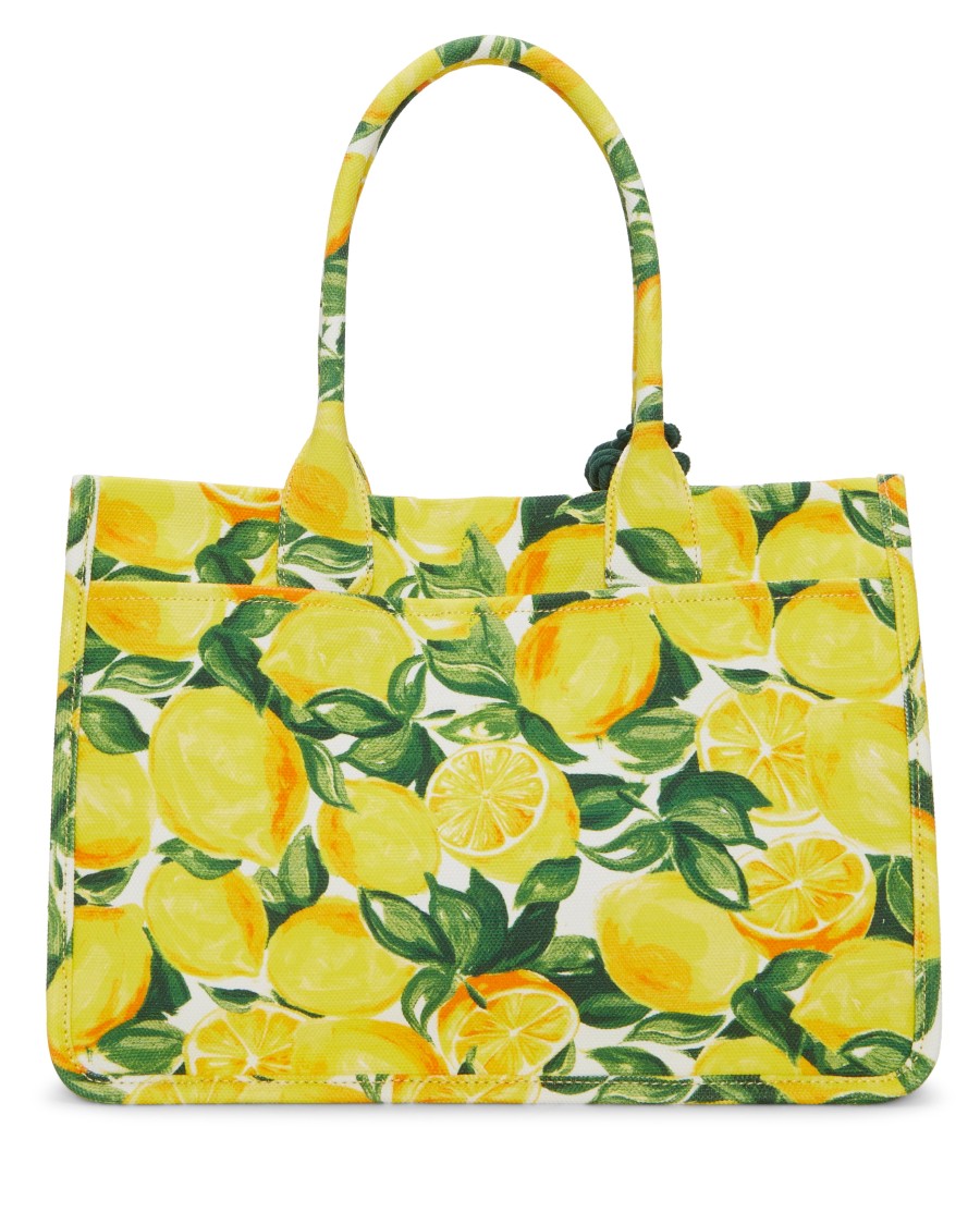 Vince Camuto Orla borsa tote tela oversize manici arrotolati