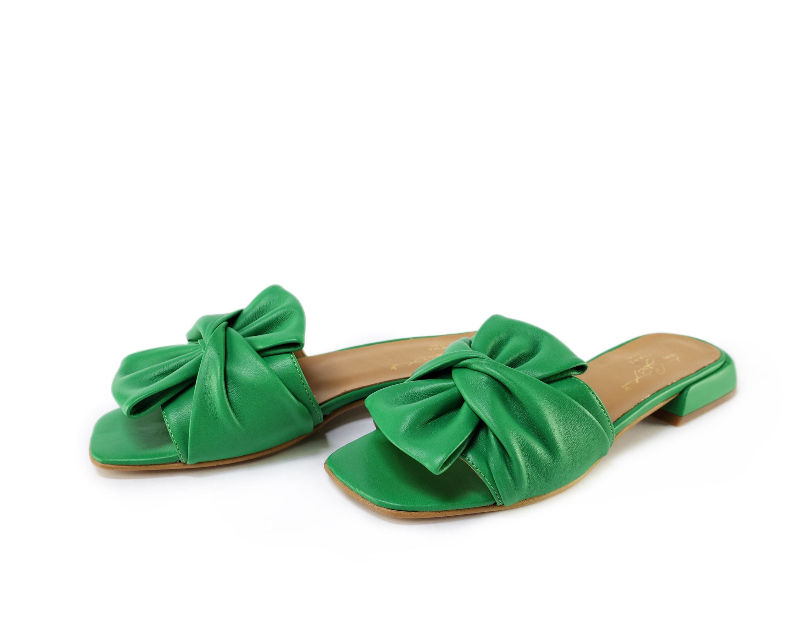 Ton Goût Margherita slipper donna nappa verde 38