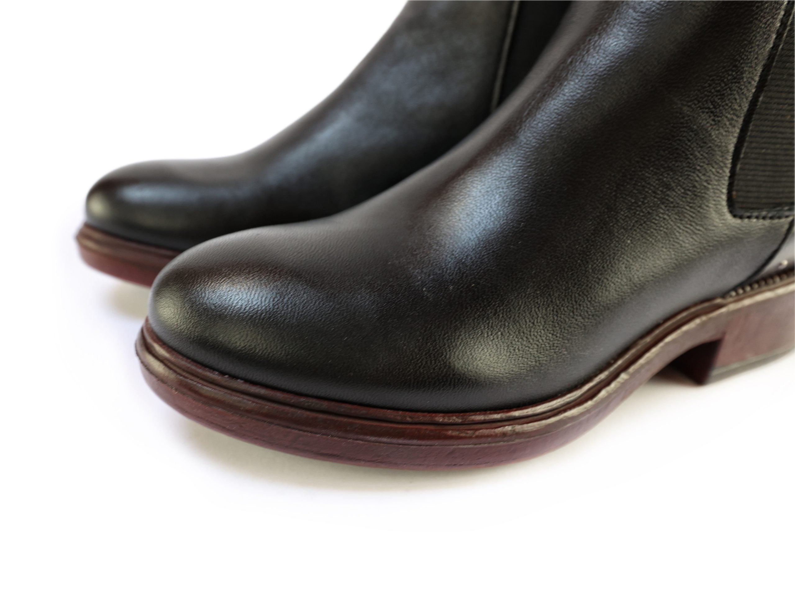 Ton Goût TENDER stivaletto chelsea montone nero