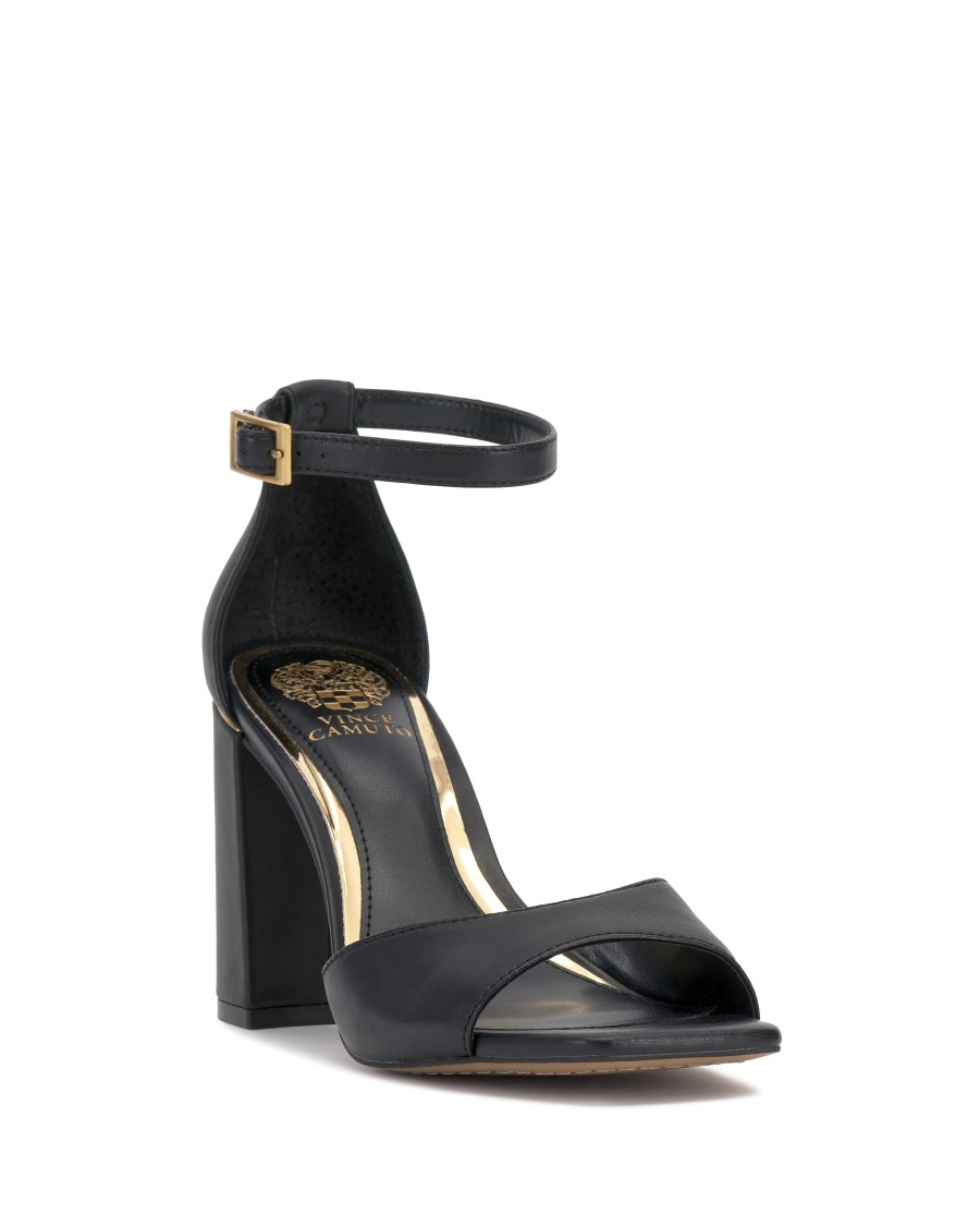 Vince Camuto Haydin Sandalo Donna Tacco a Blocco Punta Quadrata