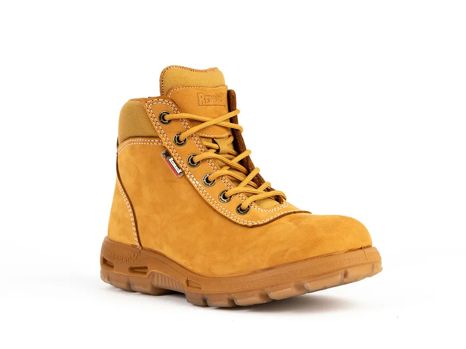 Redback Omaha stivali zip pelle wheat nubuck 6"