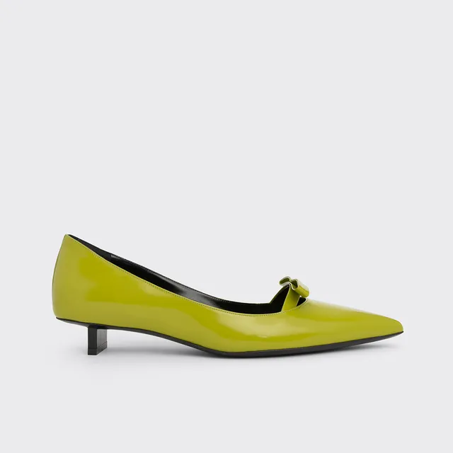 Pierre Hardy Delphine décolleté pelle verde 25