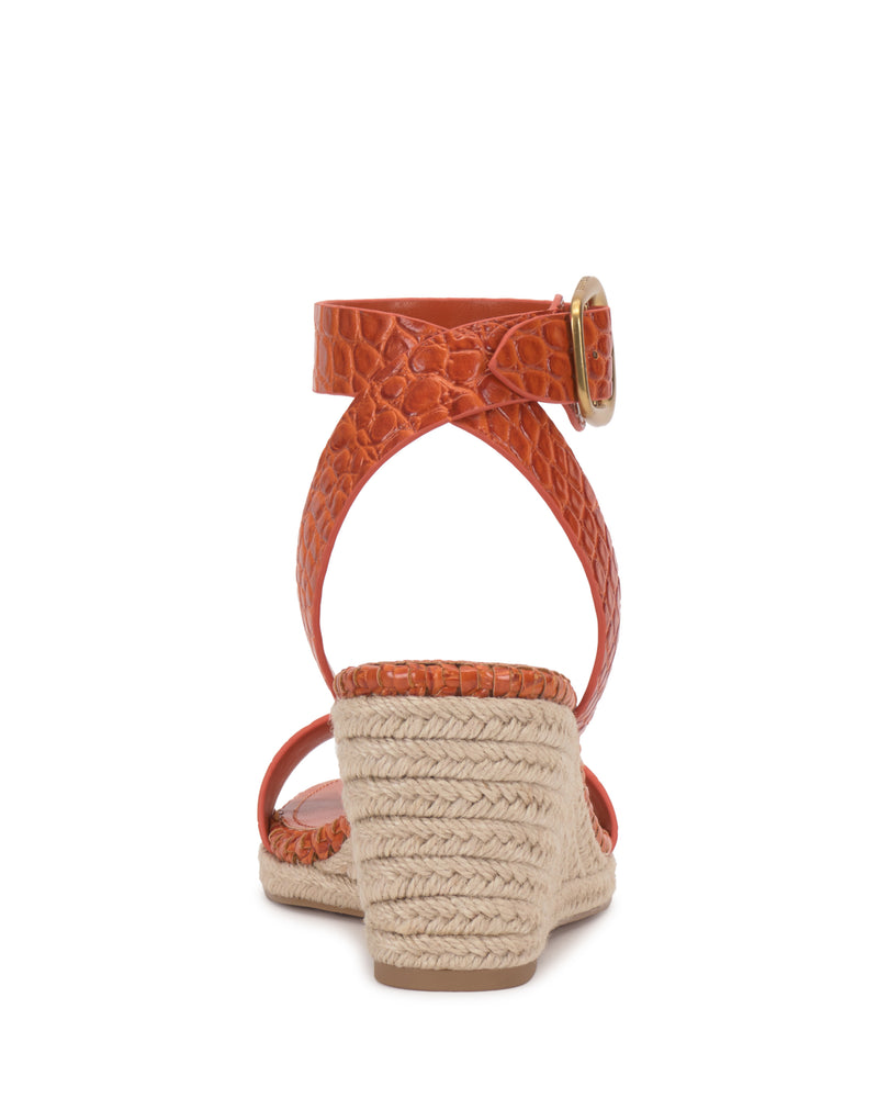 Vince Camuto Fainel Sandalo Zeppa Espadrille Fibbia Donna