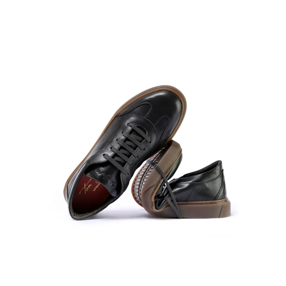 Ton Goût Hollywood Sneakers uomo camoscio terra