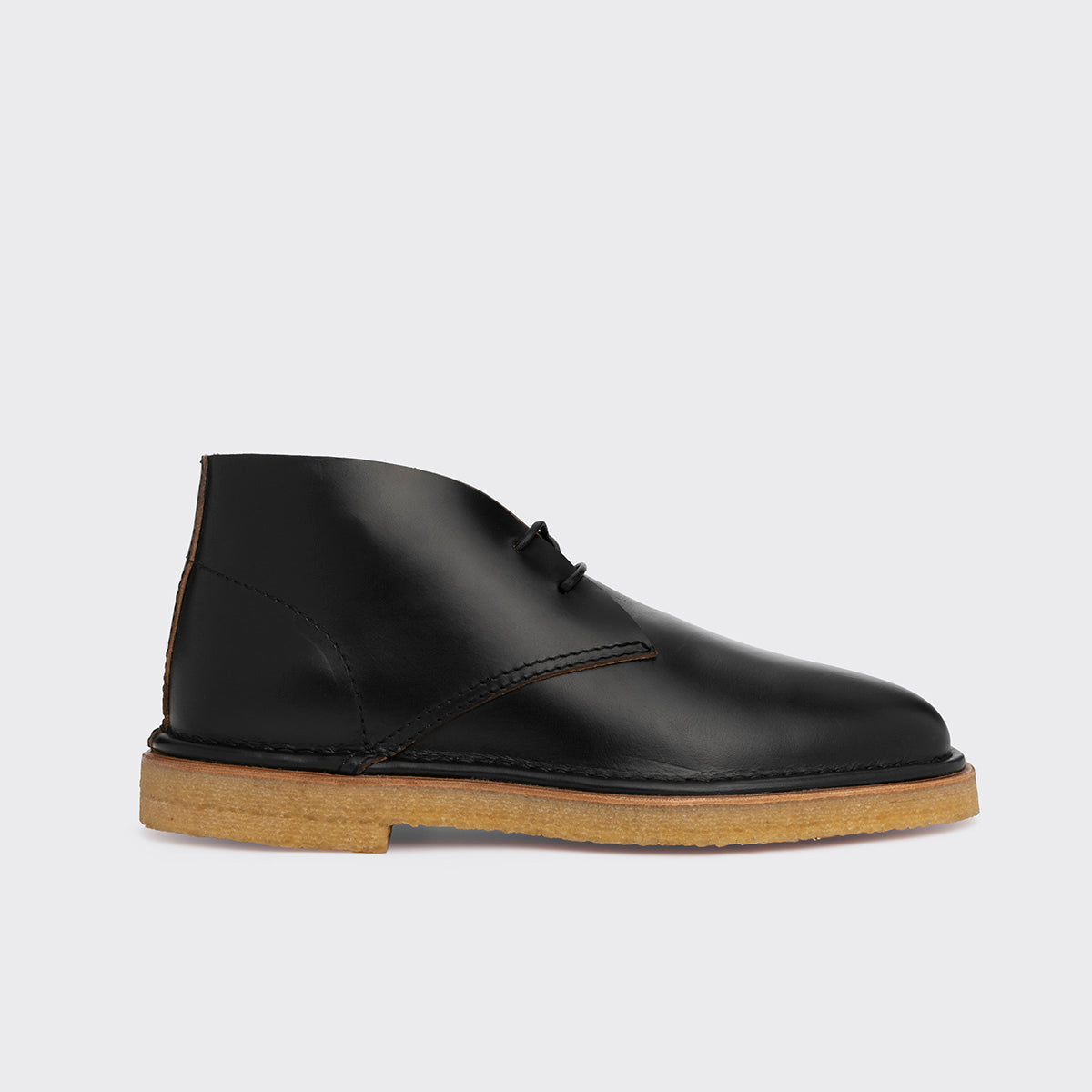 Pierre Hardy Antoine desert boot uomo pelle nera 30 mm