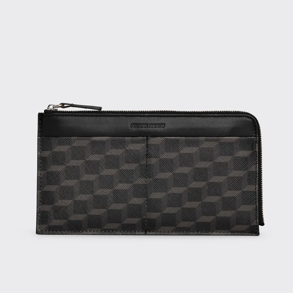 Pierre Hardy Palatine Portafoglio Nero Zip TU Cube Perspective