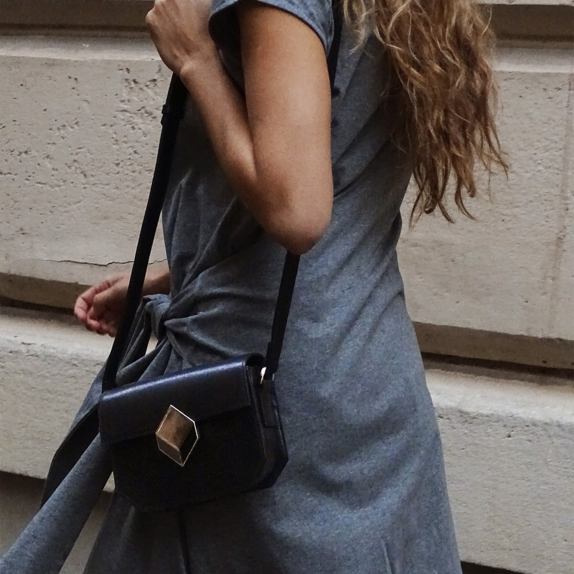 Pierre Hardy Mini Prism Borsa Pelle Nera Tracolla