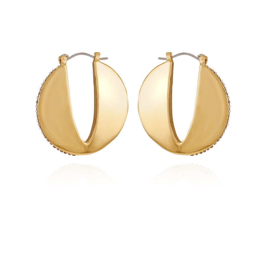 Vince Camuto Orecchini Donna Cerchio Oro con Cristalli Pietra