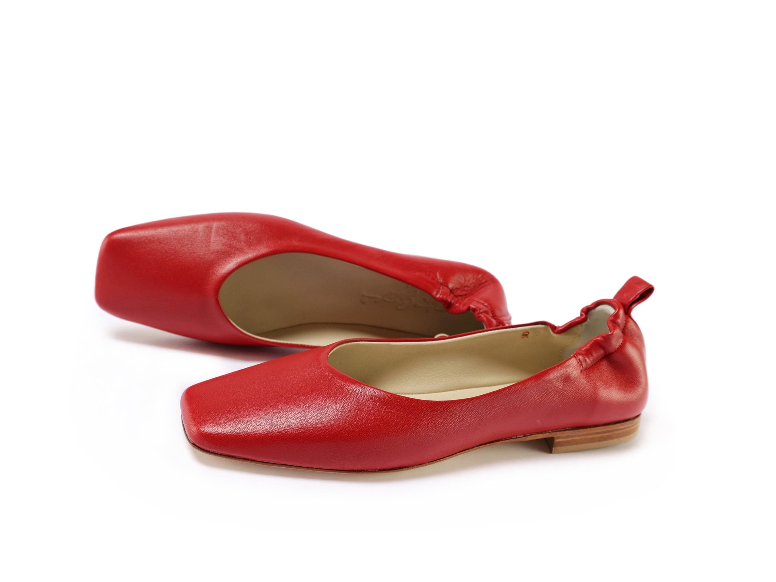 Ton Goût Zoe Ballerina donna nappa rosso