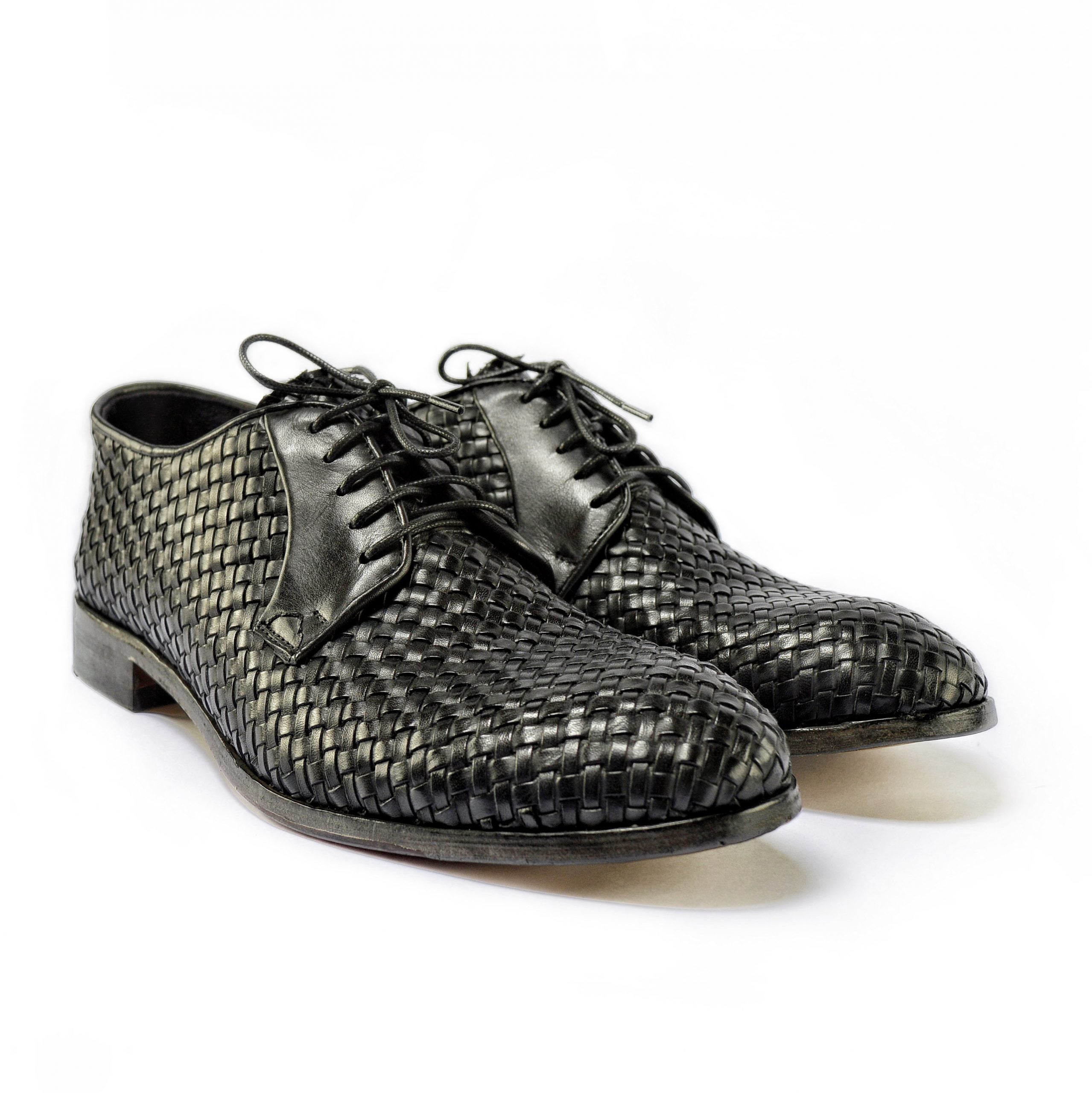Ton Goût Derby Ciro scarpe derby nere 42 pelle intrecciata