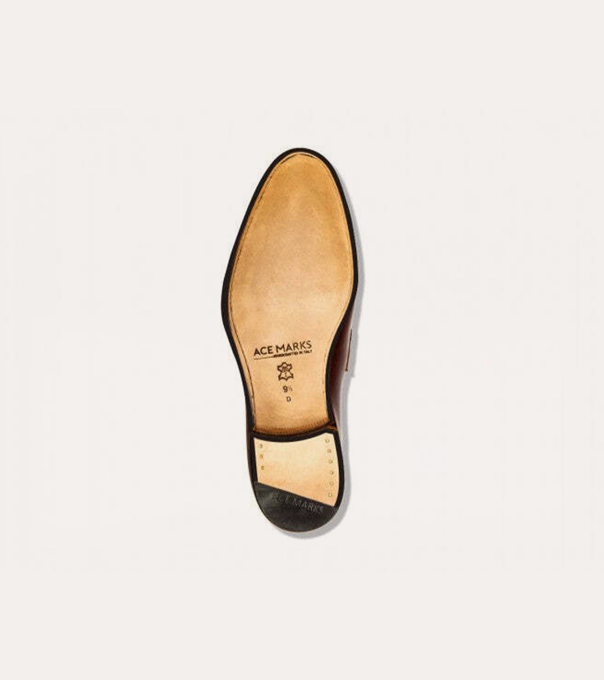 Ace Marks Kendrick Half Brogue Oxford Uomo Marrone Blu