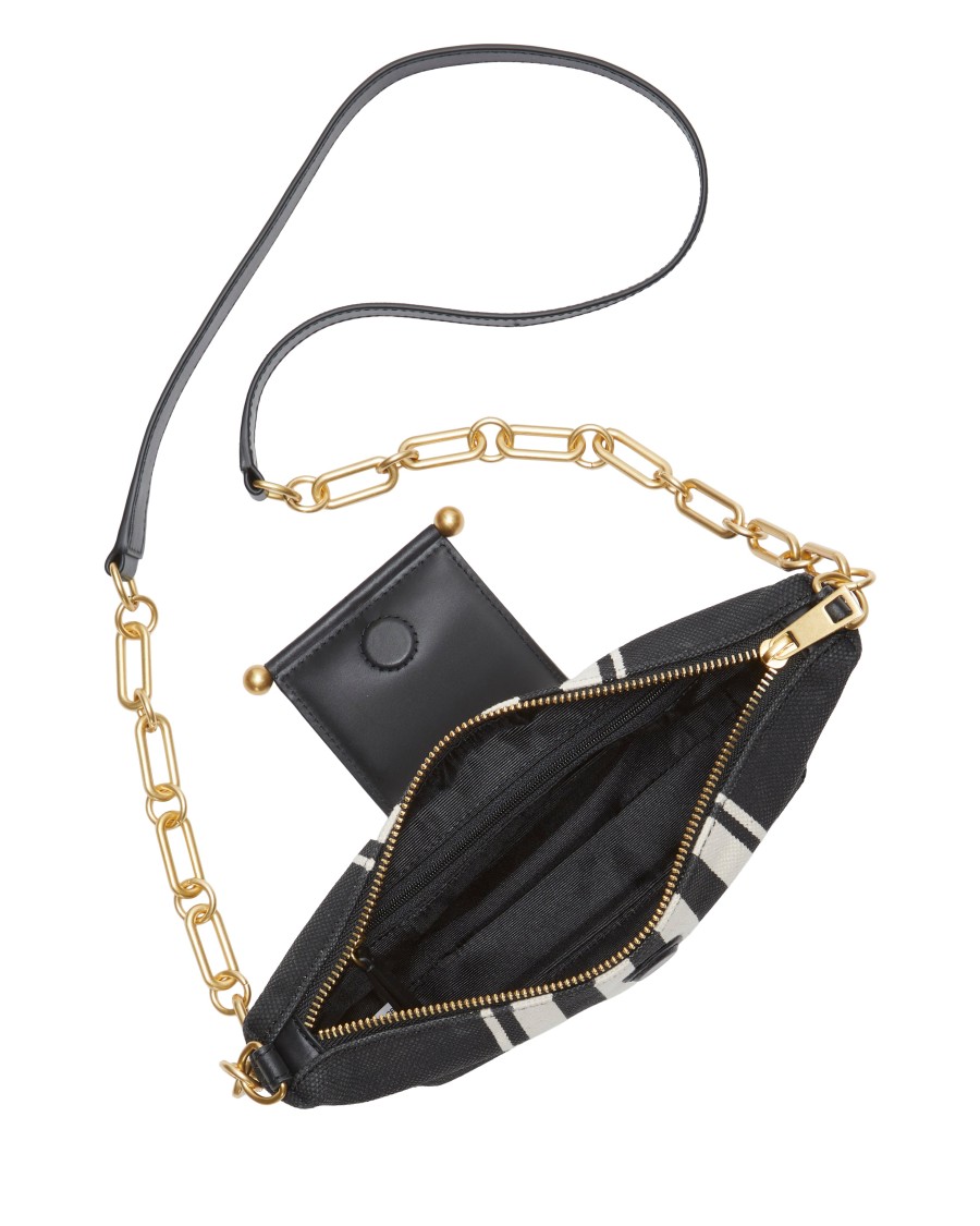 Vince Camuto Selah Borsa Tracolla Dettagli Oro Maglie