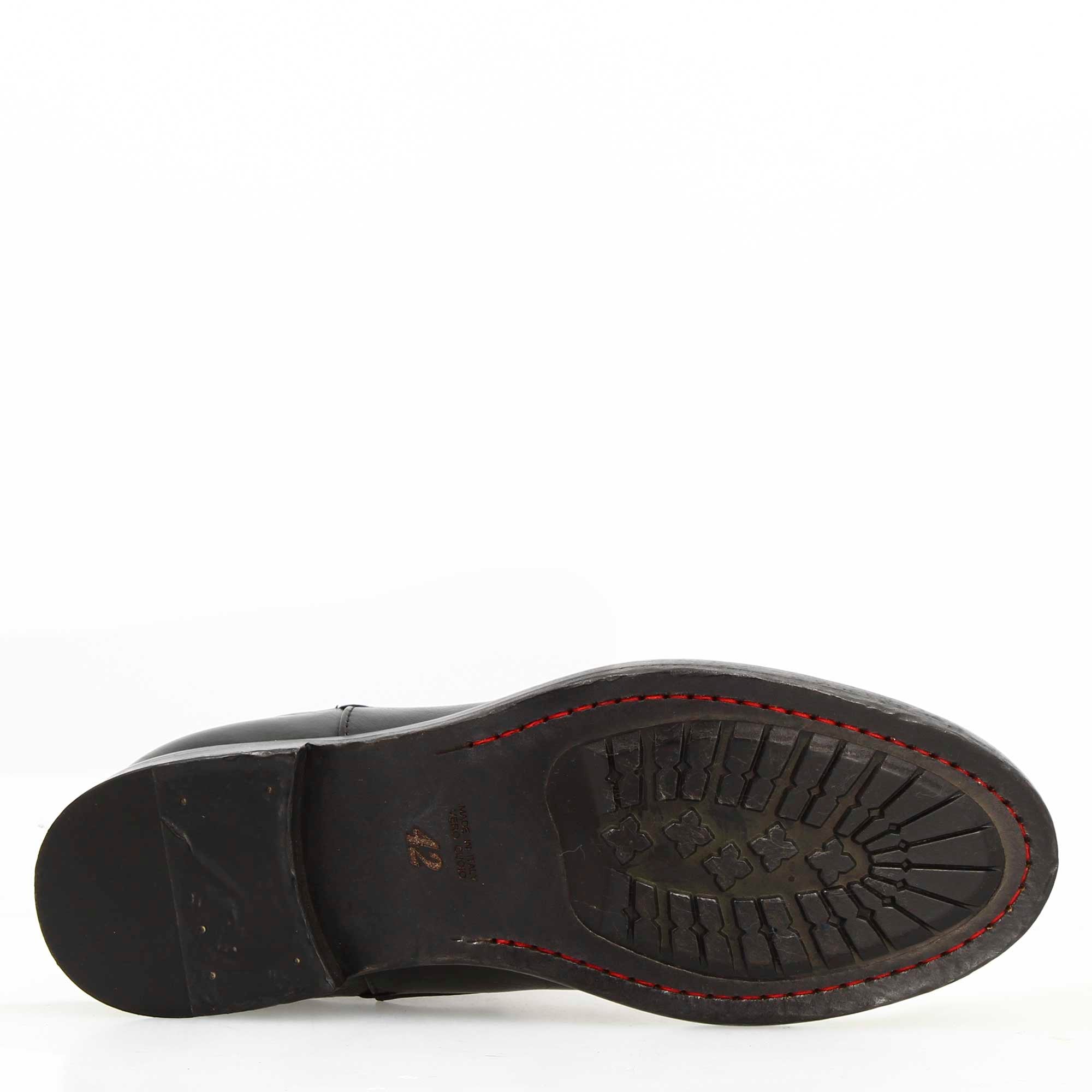 Leonardo Shoes Chelsea stivaletti pelle nero diver