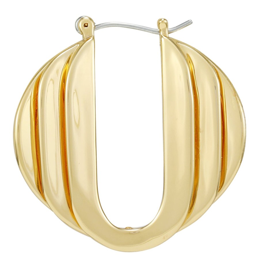 Vince Camuto Orecchini Cerchio Donna Maglie Oro Lusso