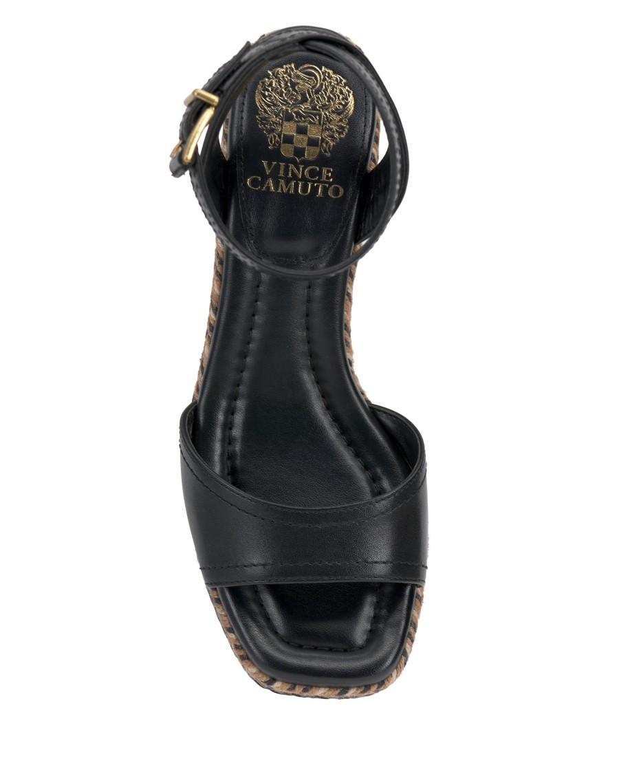 Vince Camuto Lilla Sandalo con Zeppa Espadrillas Donna
