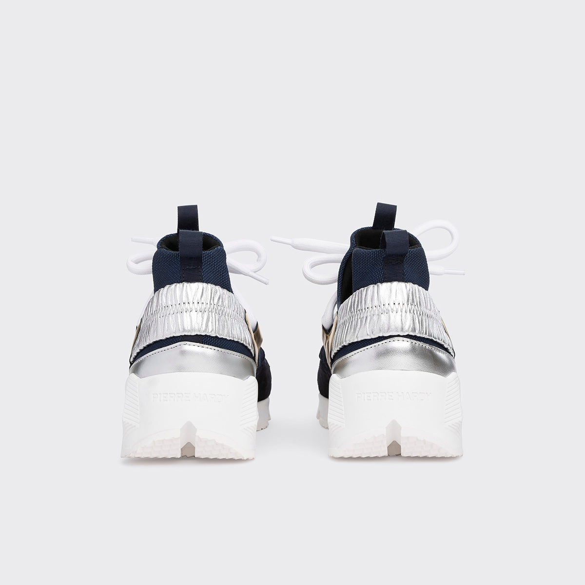 Pierre Hardy Trek Comet sneakers donna blu navy suola sport