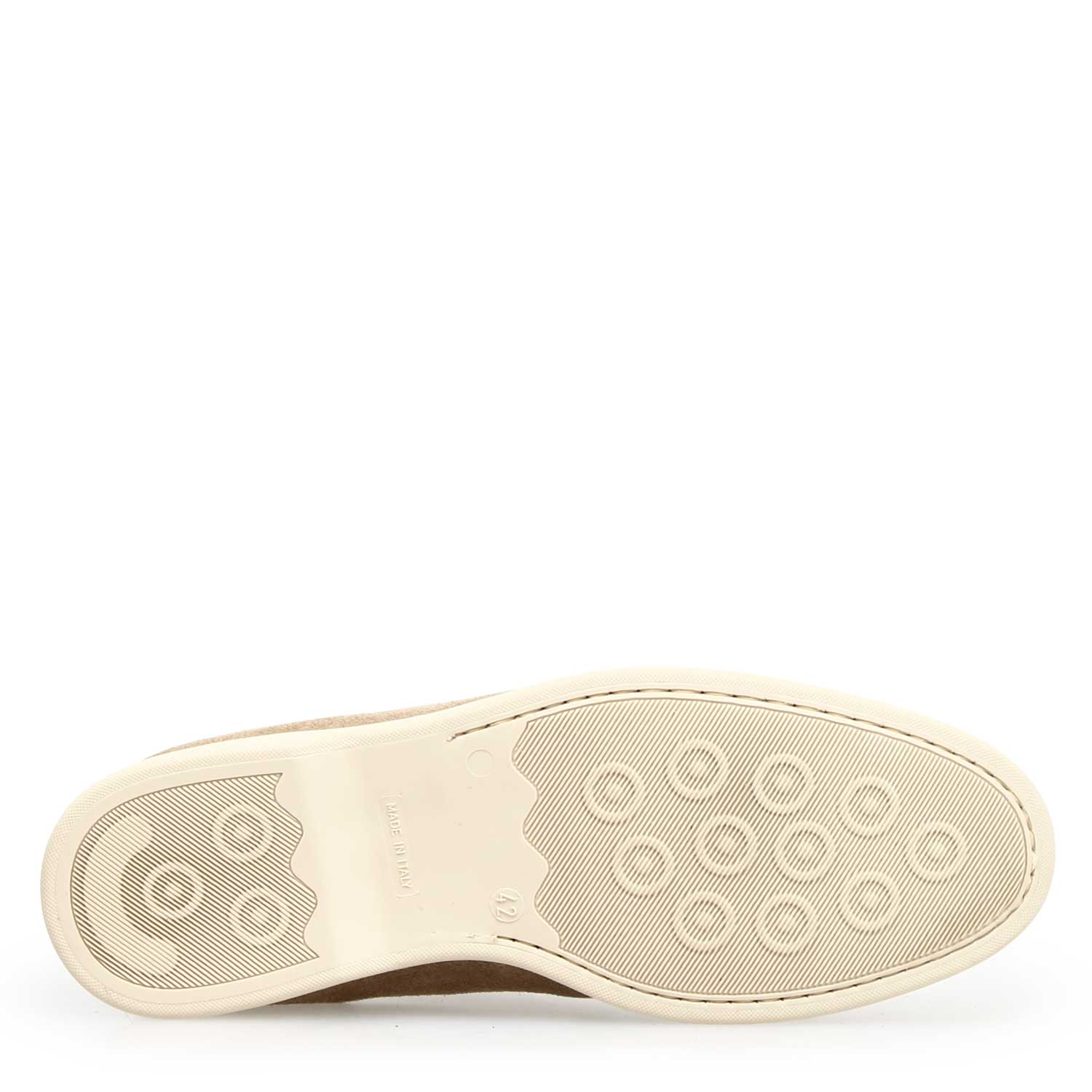 Leonardo Shoes Mocassini Uomo Elite20 mocassino camoscio beige