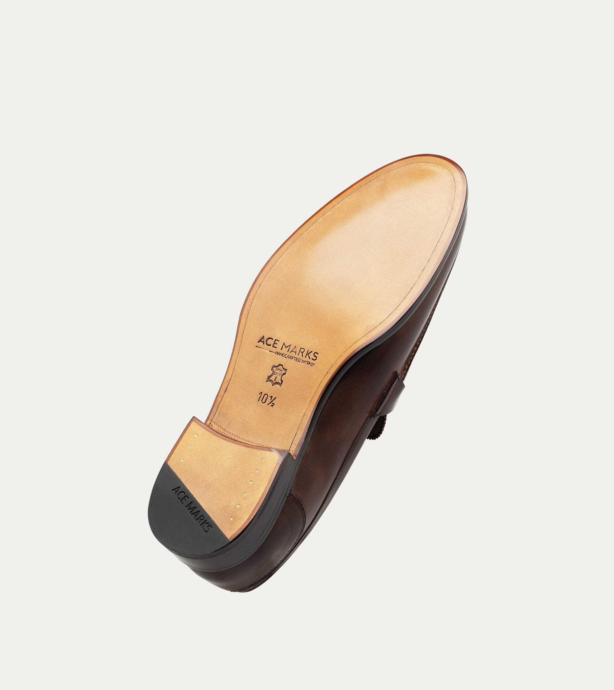 Ace Marks Simon Bit Mocassino Uomo Pelle Marrone Morso