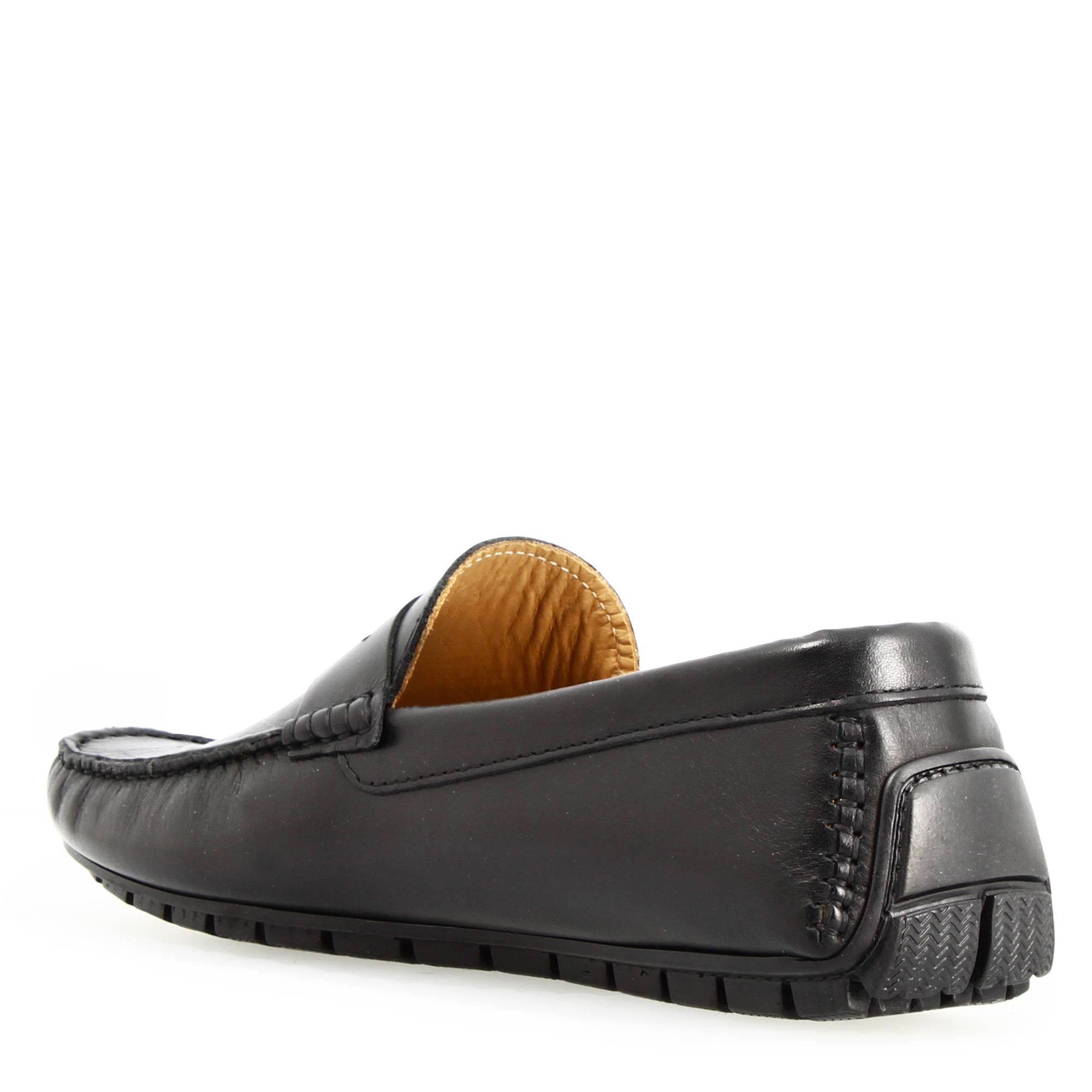 Leonardo Shoes Ulisse mocassini uomo pelle nero