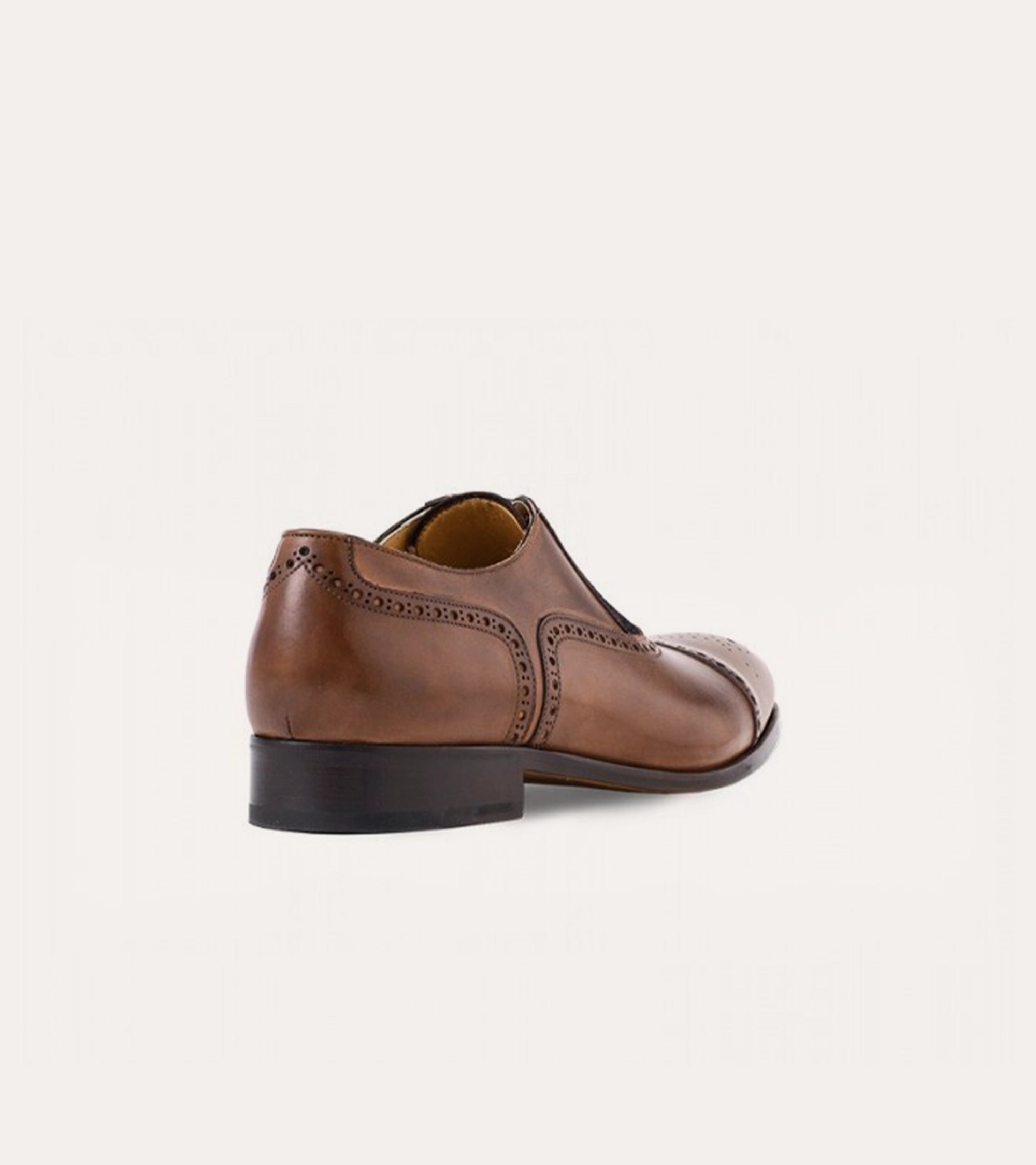 Ace Marks Kendrick Half Brogue Oxford Uomo Marrone Blu