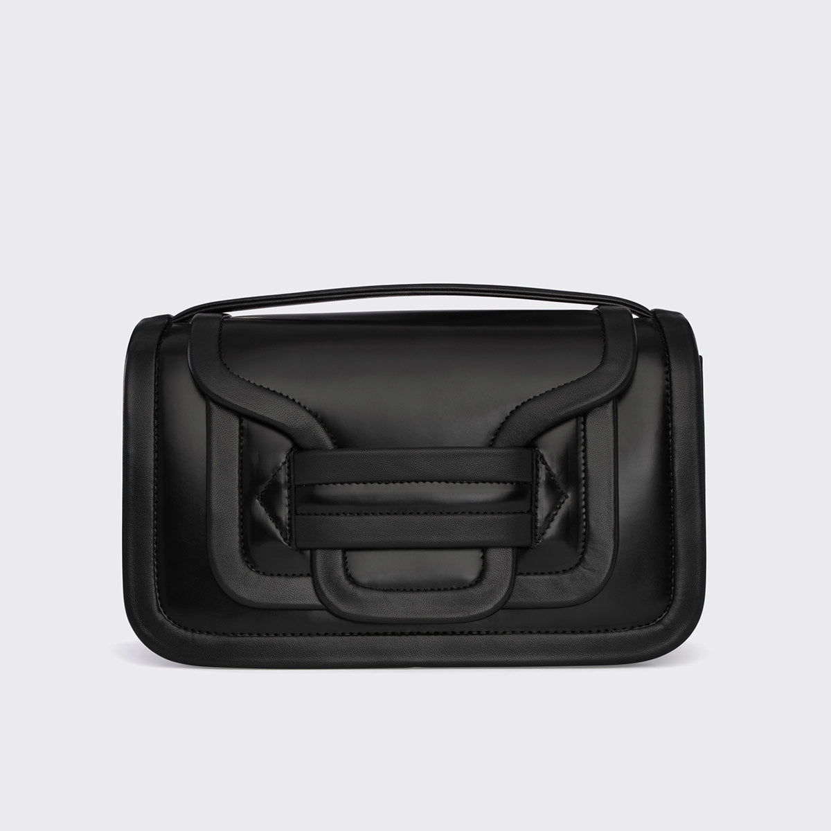 Pierre Hardy Alpha Maxi Borsa a Mano Nera Pelle