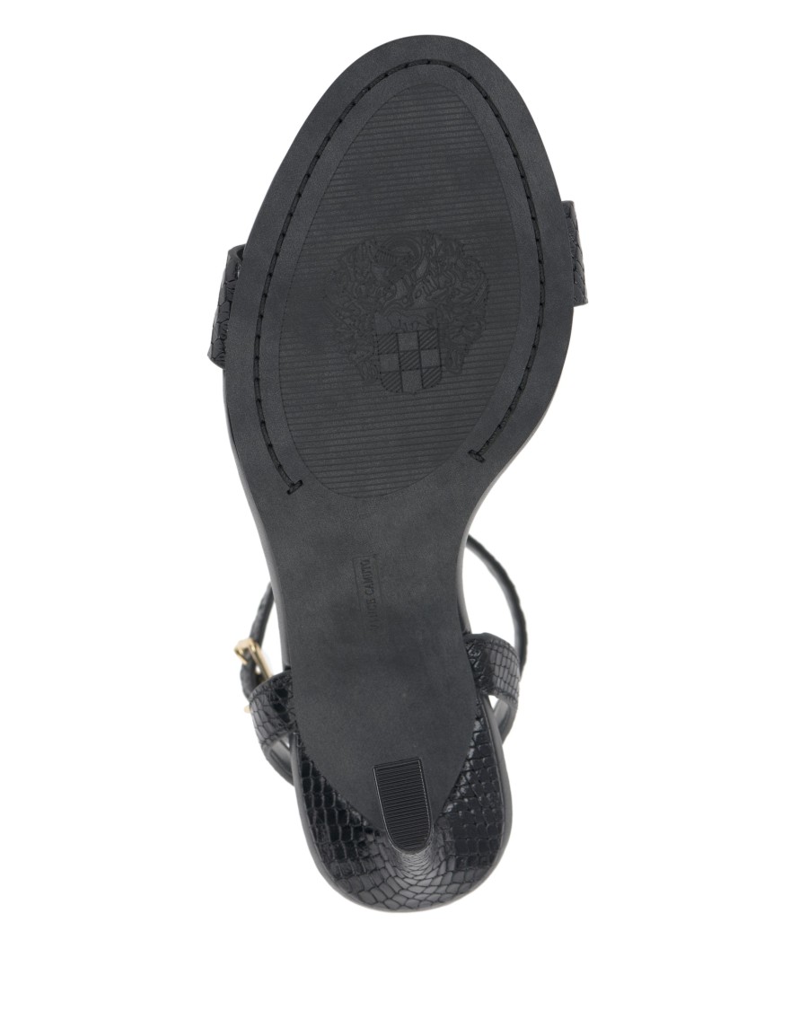 Vince Camuto Penelopy sandalo stampa serpente tacco