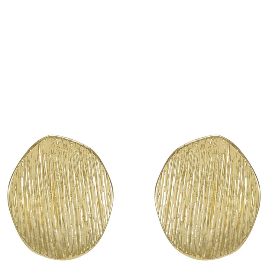 Vince Camuto Orecchini Moneta Oro Testurizzati