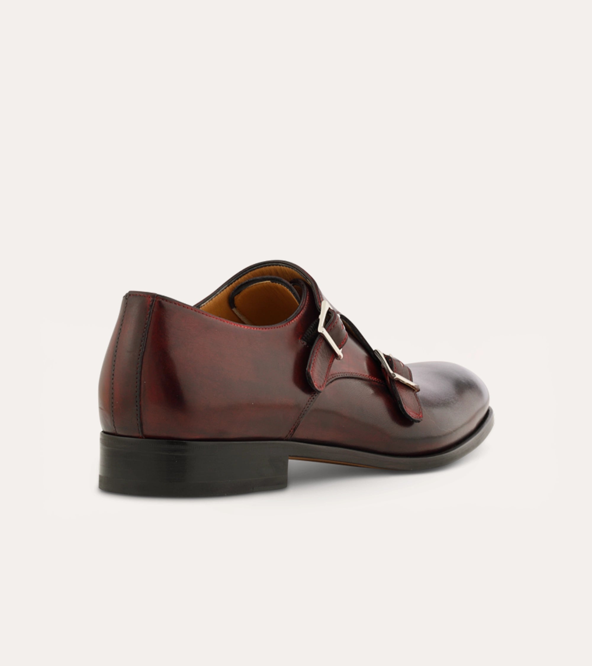 Ace Marks Kurt monk strap uomo diablo bordeaux