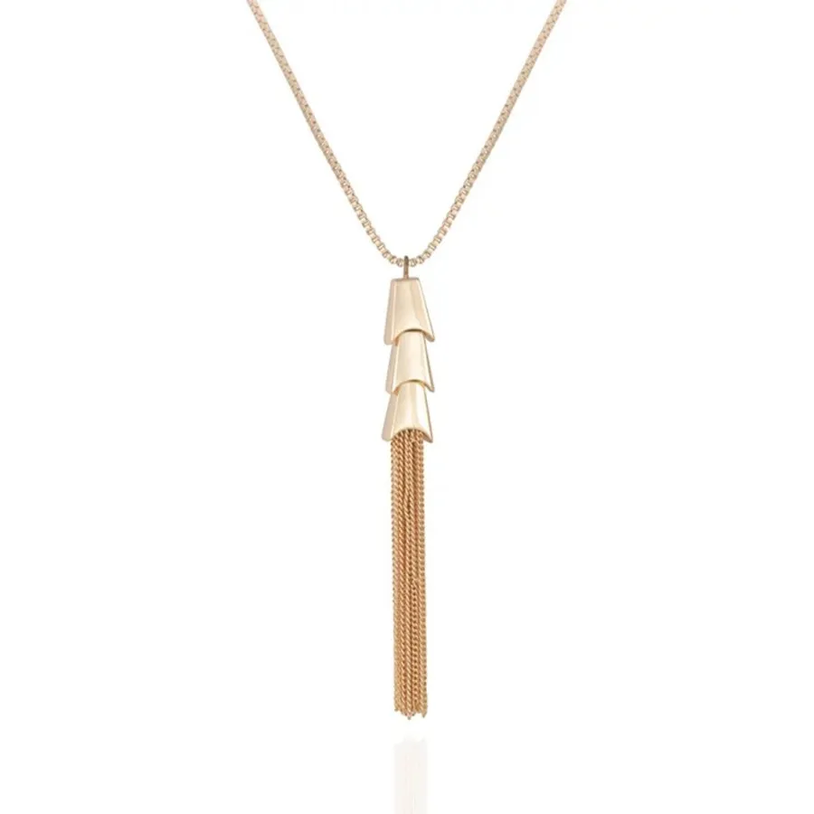 Vince Camuto Collana Catena Lunga Nappa Oro Donna