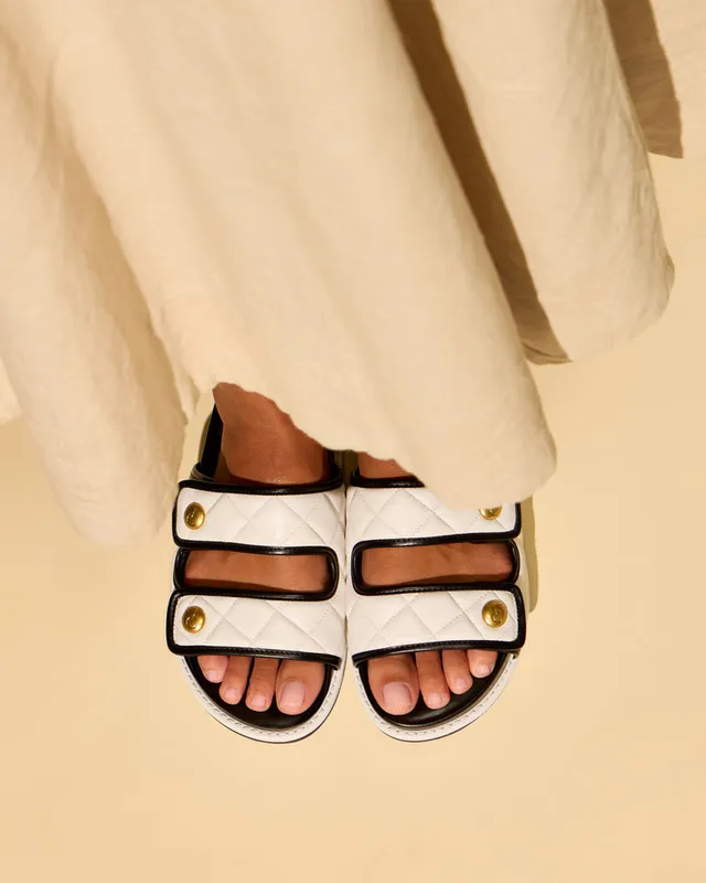Vince Camuto Graysin Sandalo Doppia Cinghia Oro