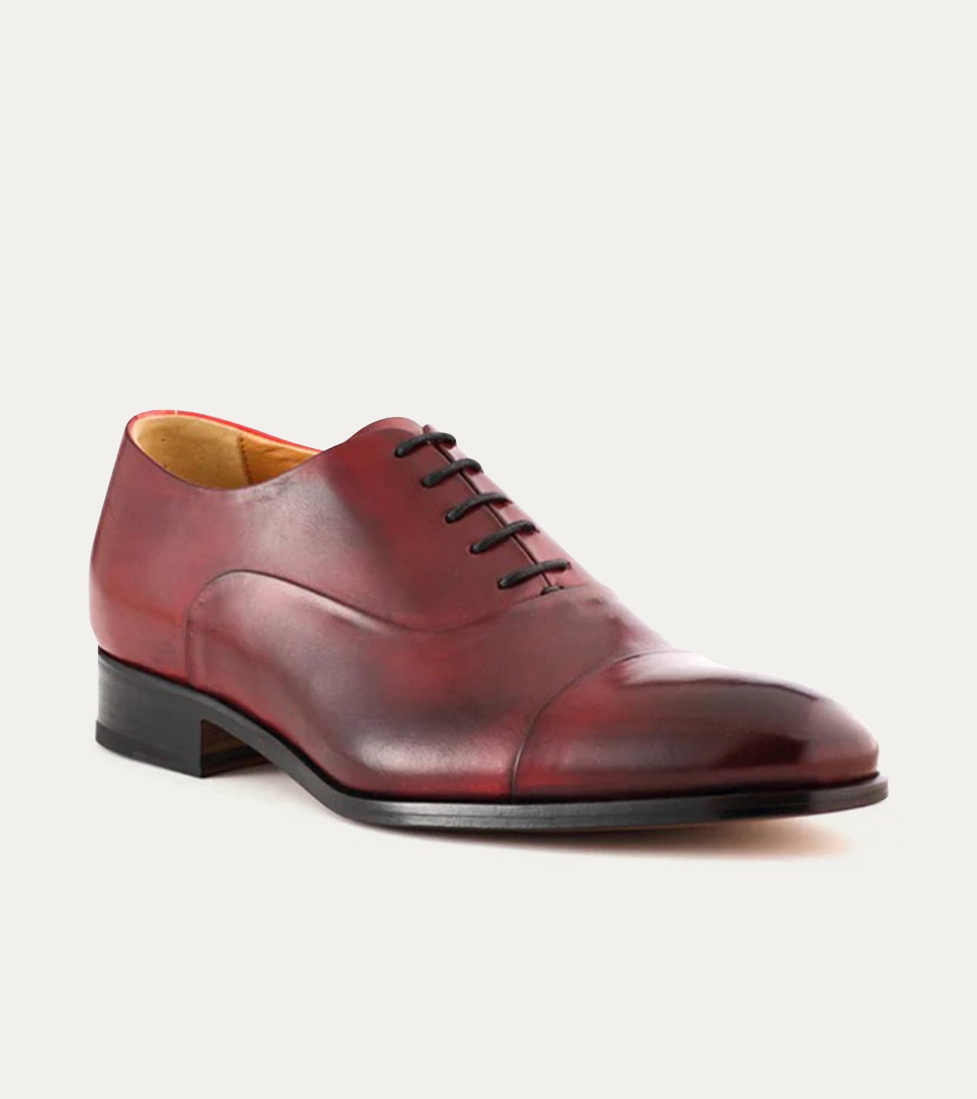 Ace Marks Griffin oxford uomo diablo bordeaux pelle