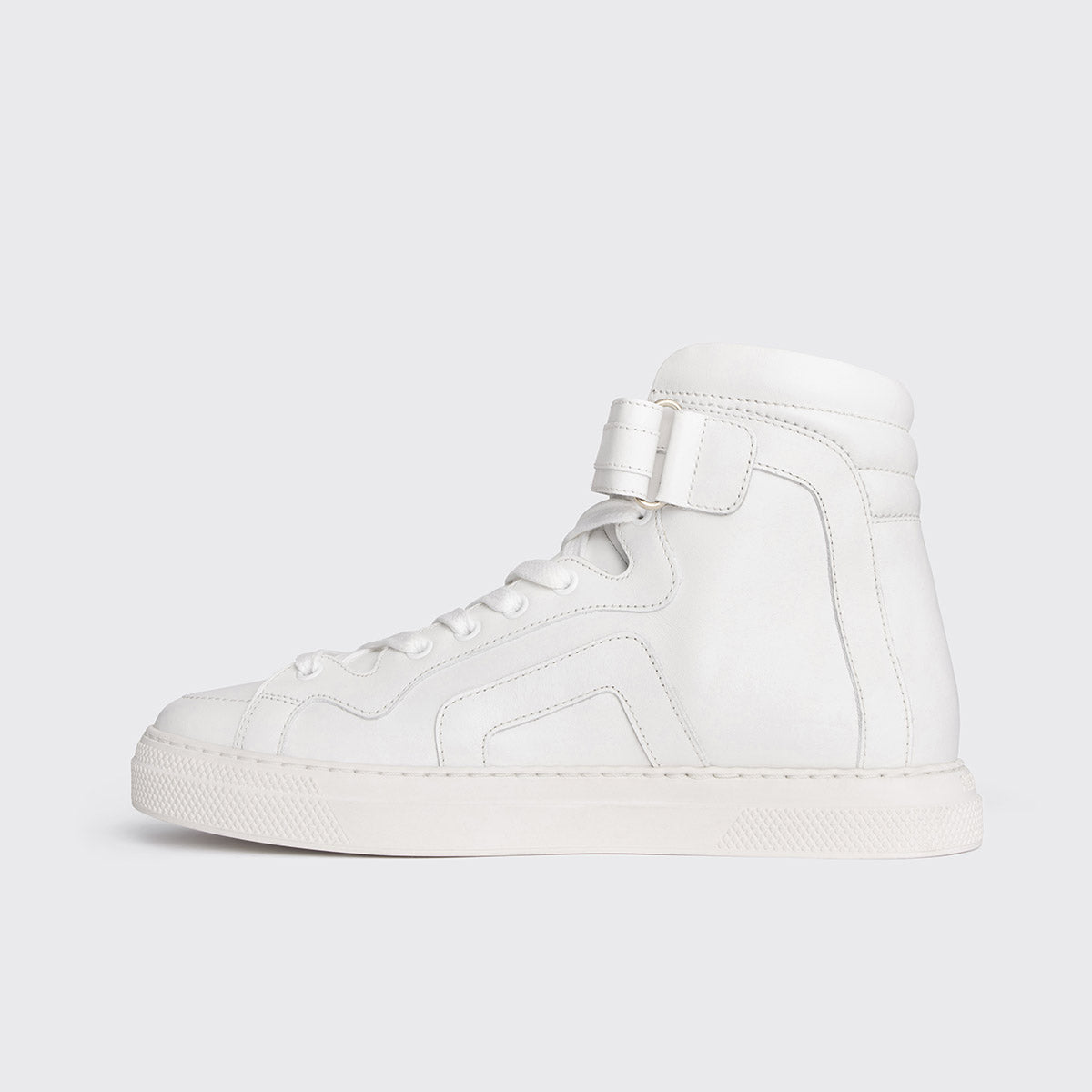 Pierre Hardy 012 sneakers alte donna bianche con zip