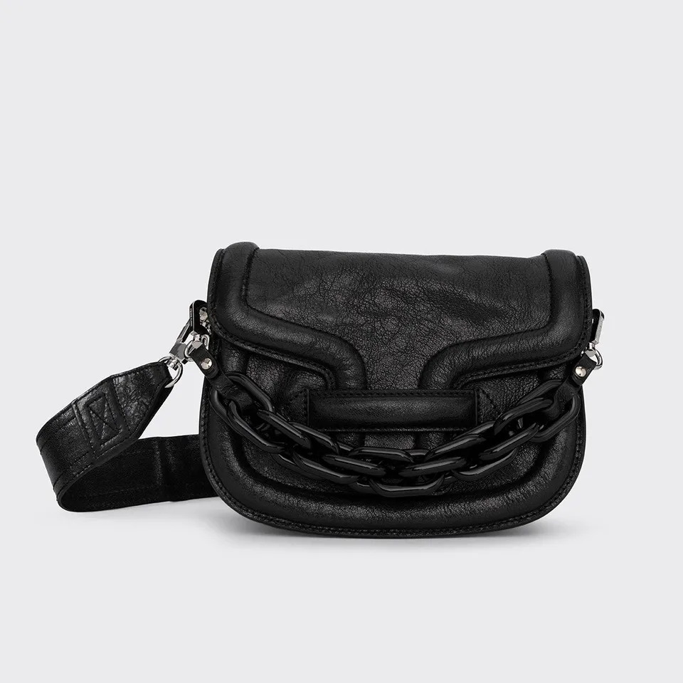 Pierre Hardy Mini Alphaville borsa donna nera tracolla
