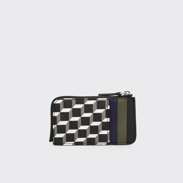 Pierre Hardy Babylone portamonete nero Cube zip carte