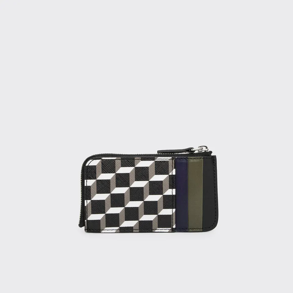 Pierre Hardy Babylone portamonete nero Cube zip carte