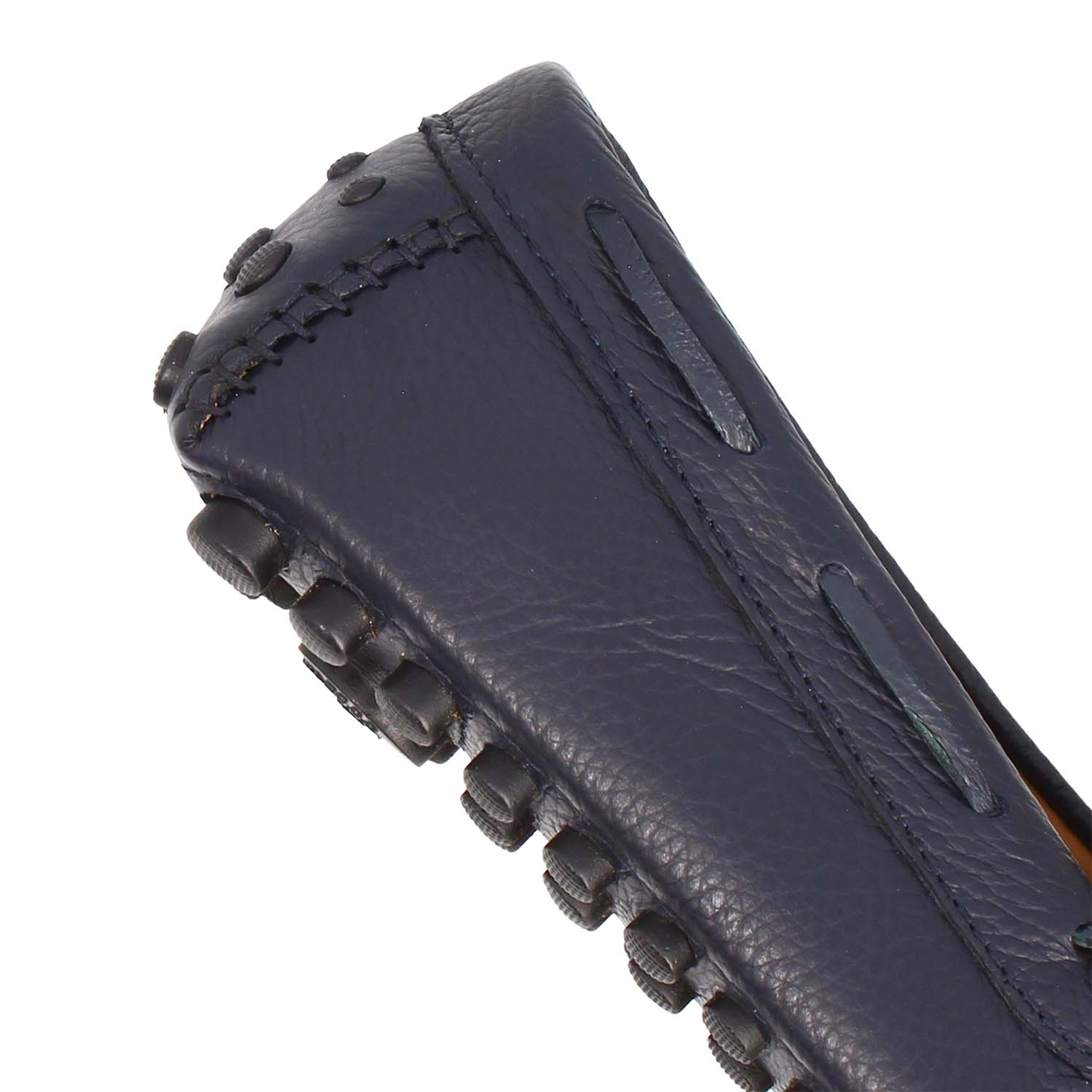 Leonardo Shoes Mocassini Uomo Dario driver pelle blu