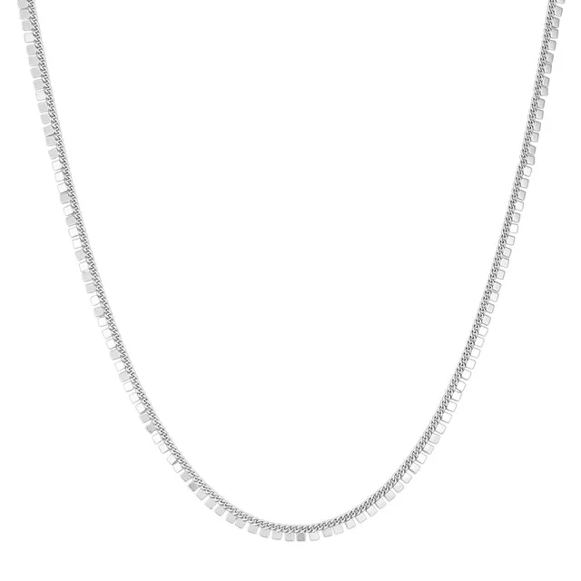Vince Camuto Geometrica collana catena argento