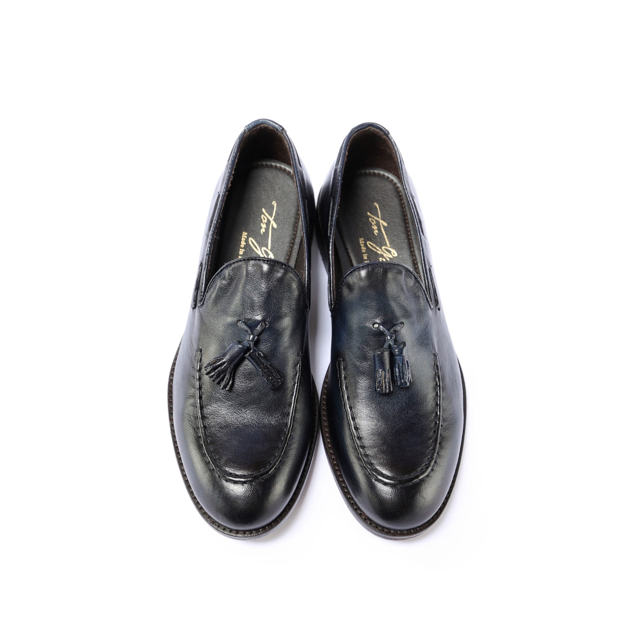 Ton Goût Mocassino Miky mocassino uomo blu pelle