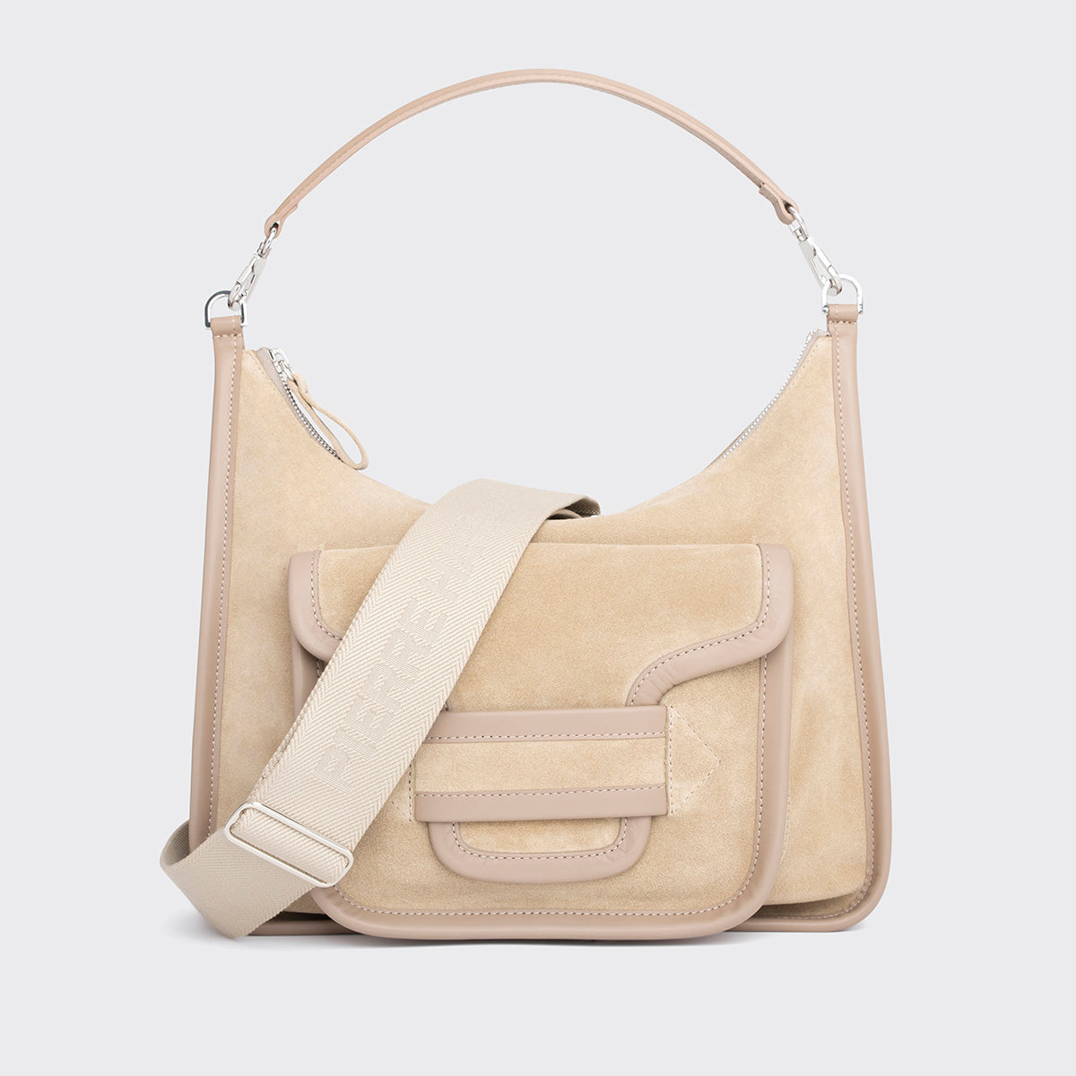 Pierre Hardy Alpha Day Maxi borsa tracolla beige
