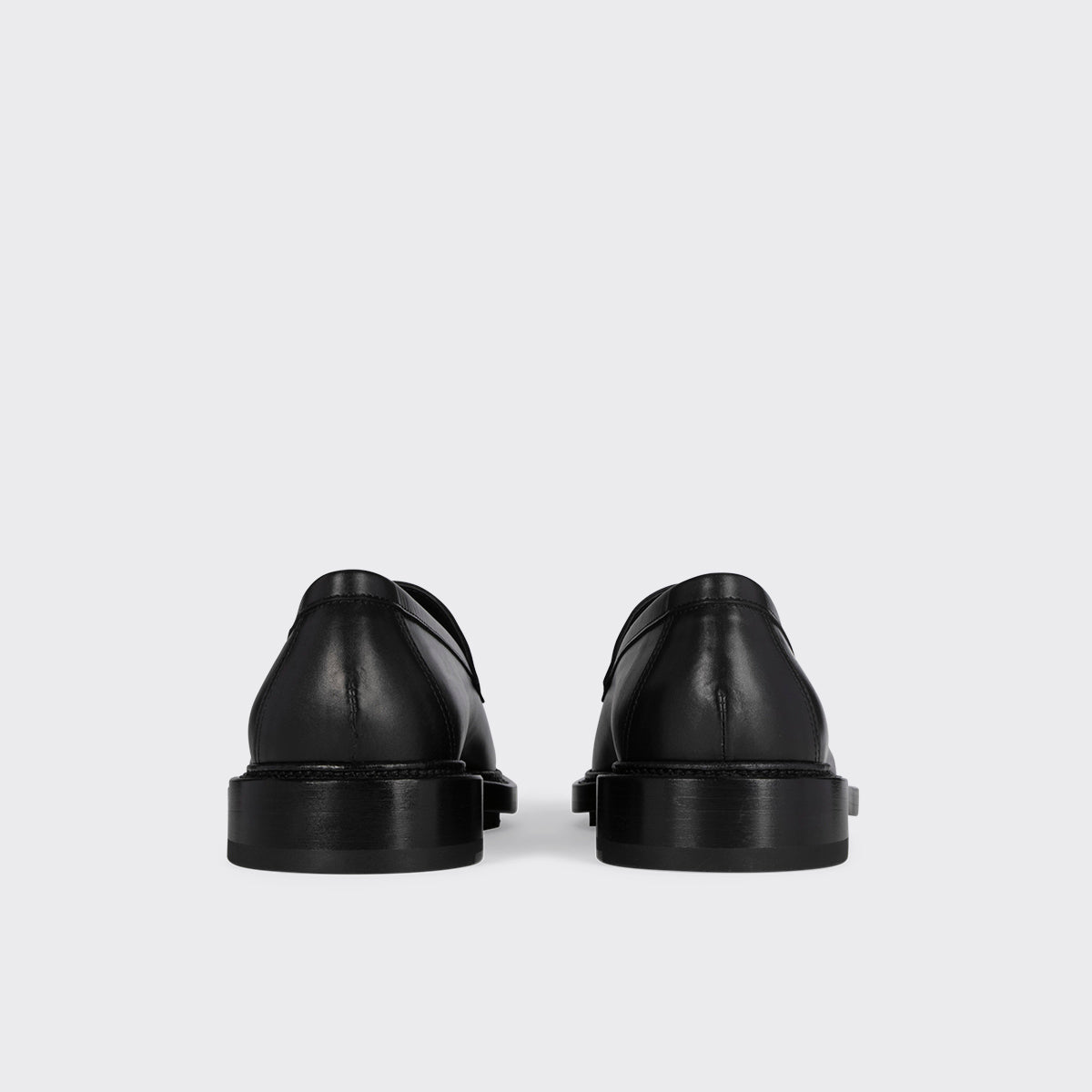 Pierre Hardy John loafer uomo pelle nera platform 30 mm