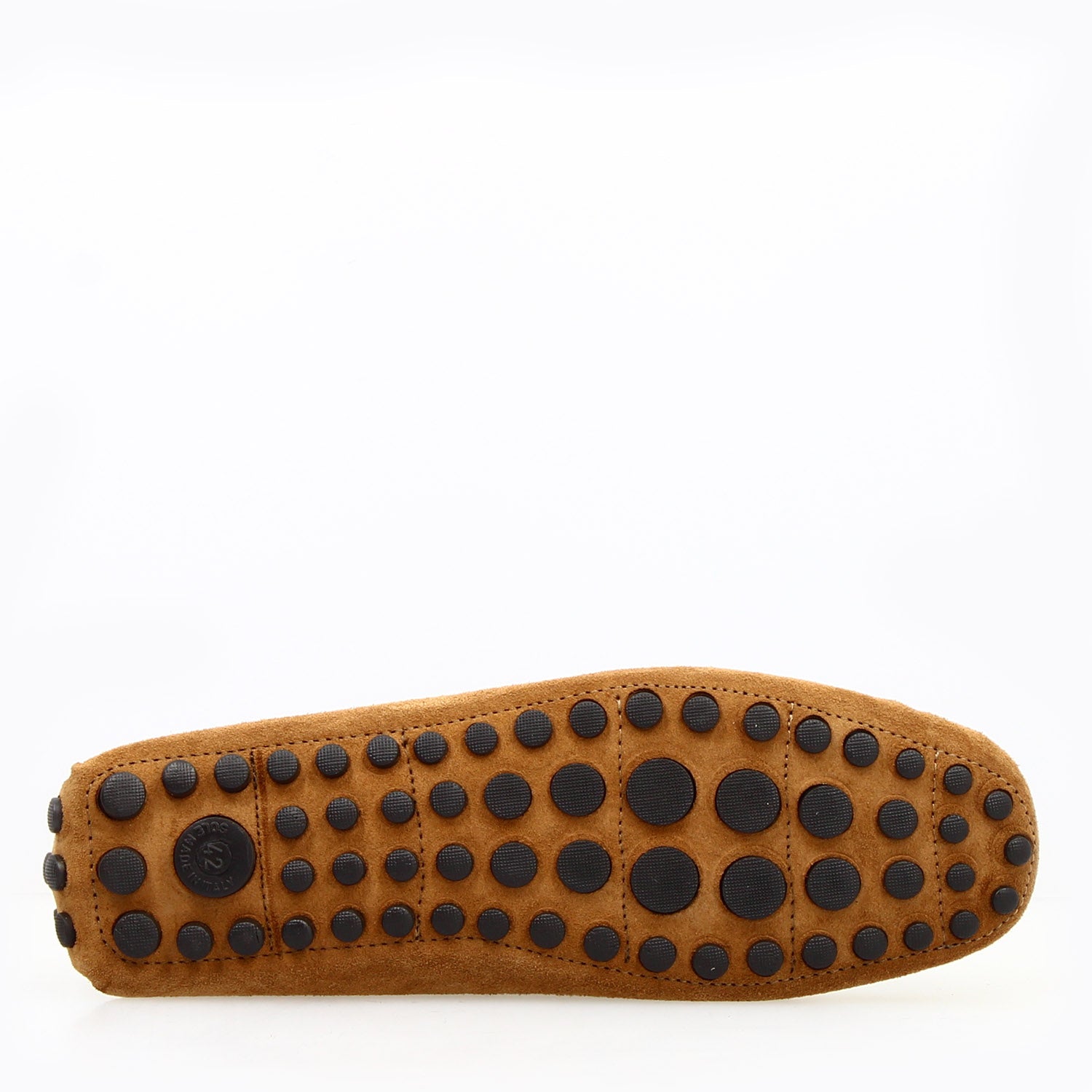 Leonardo Shoes Mocassini Uomo Garda camoscio marrone chiaro