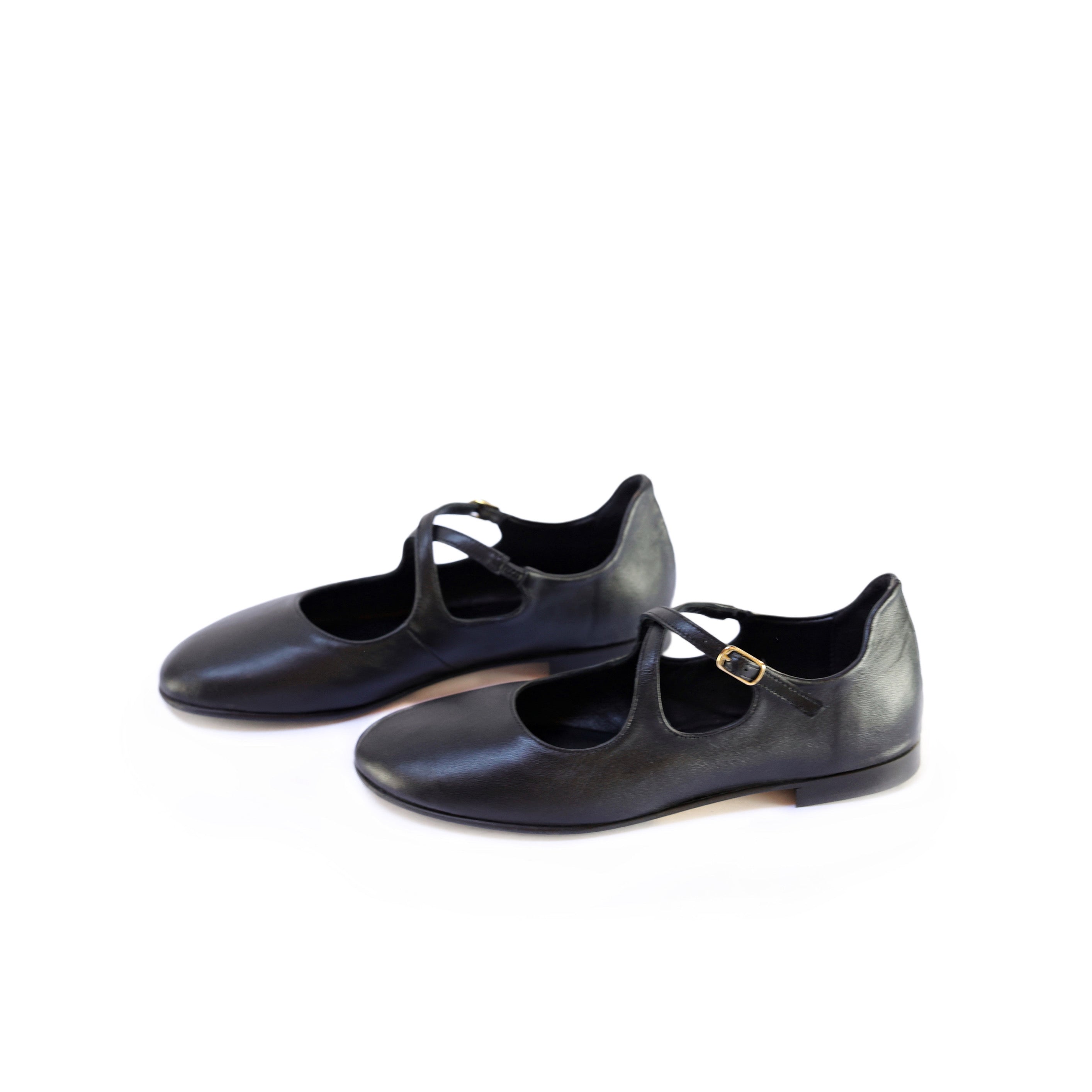Ton Goût Sabine ballerine donna nappa nero 37 tacco 2cm