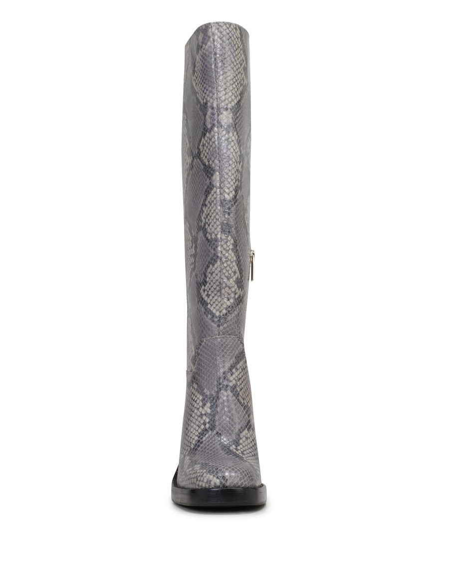 Vince Camuto Boots Stivale Gibi Tacco Blocco Punta Tonda
