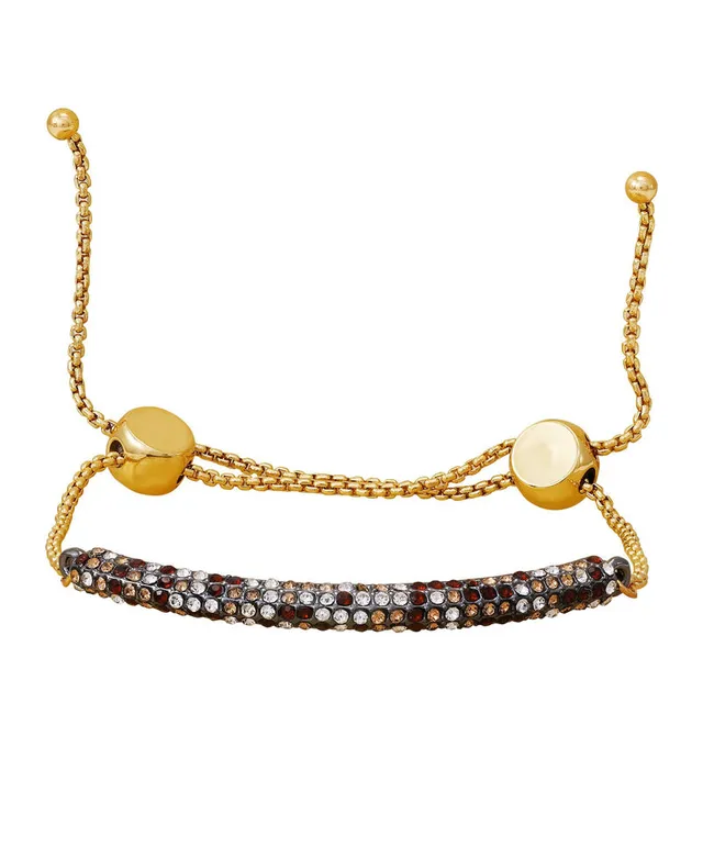 Vince Camuto bracciale donna cristalli multicolore oro