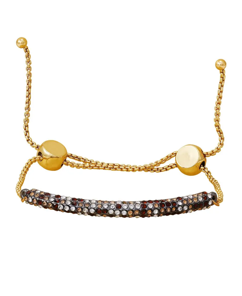 Vince Camuto bracciale donna cristalli multicolore oro
