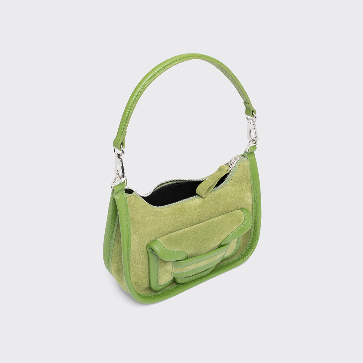 Pierre Hardy Alpha Day Mini borsa tracolla verde pelle TU