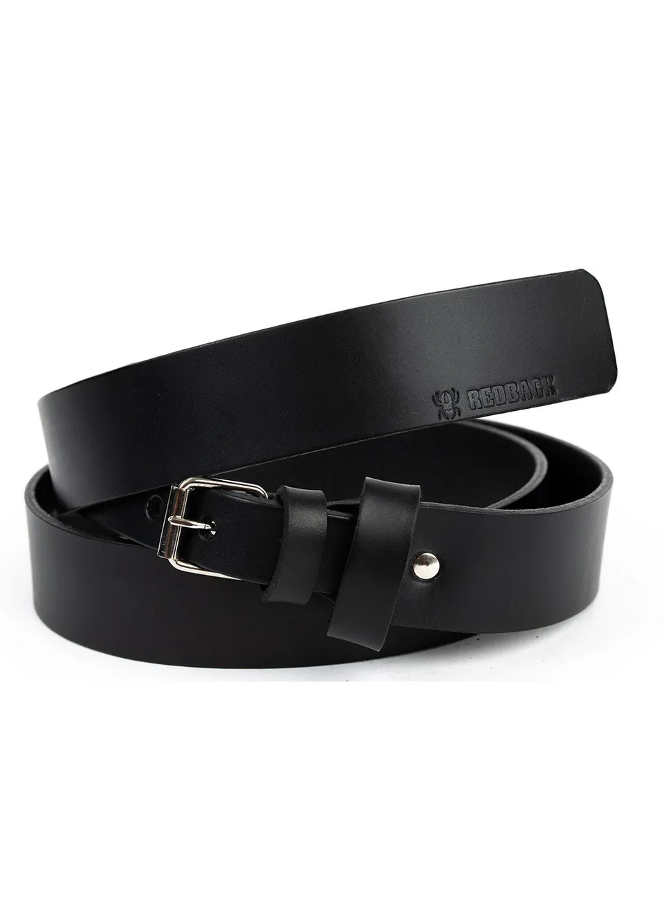 Redback Mechanic Belt cintura pelle nero taglia 30