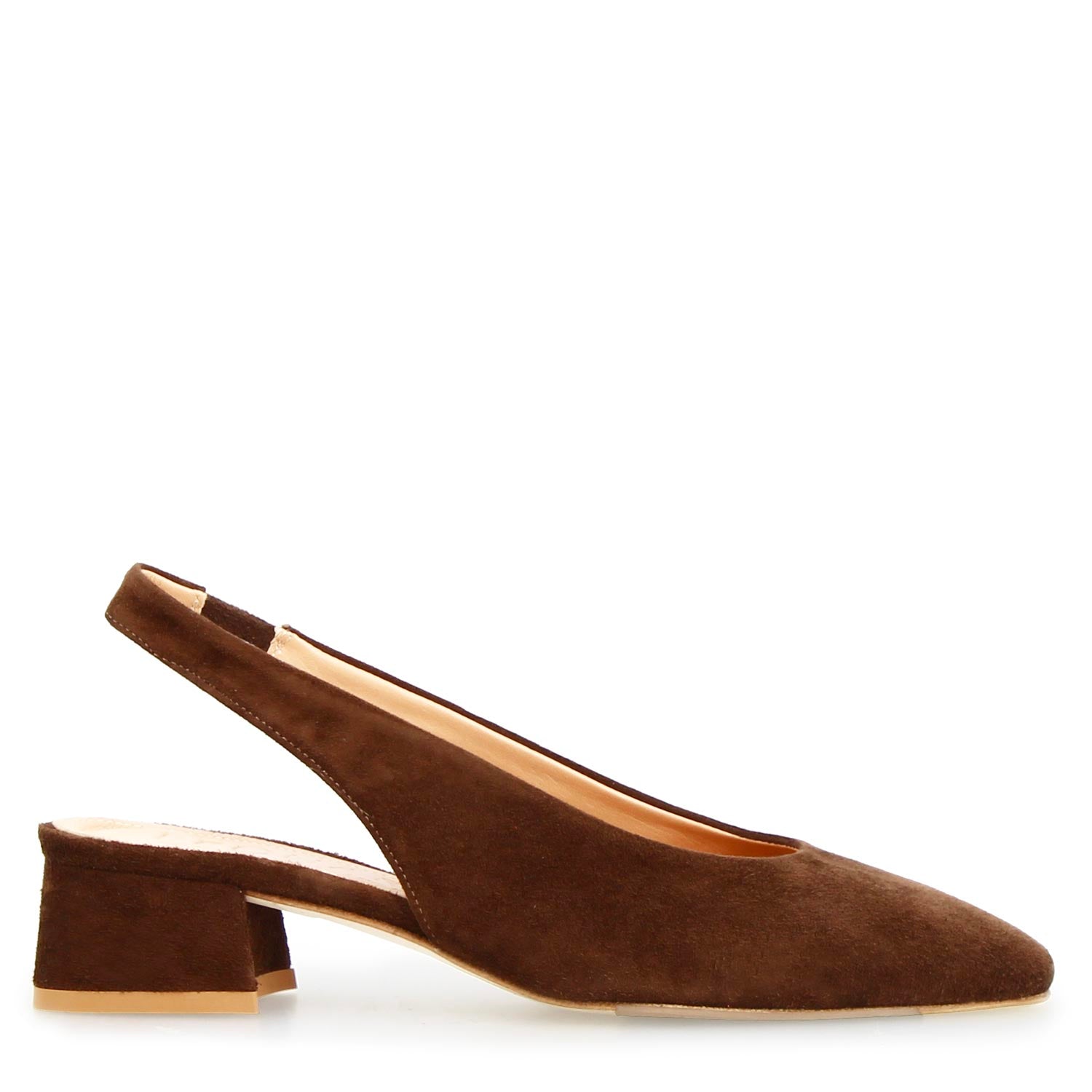 Leonardo Shoes Sandali Donna Gemma Camoscio Marrone Scuro