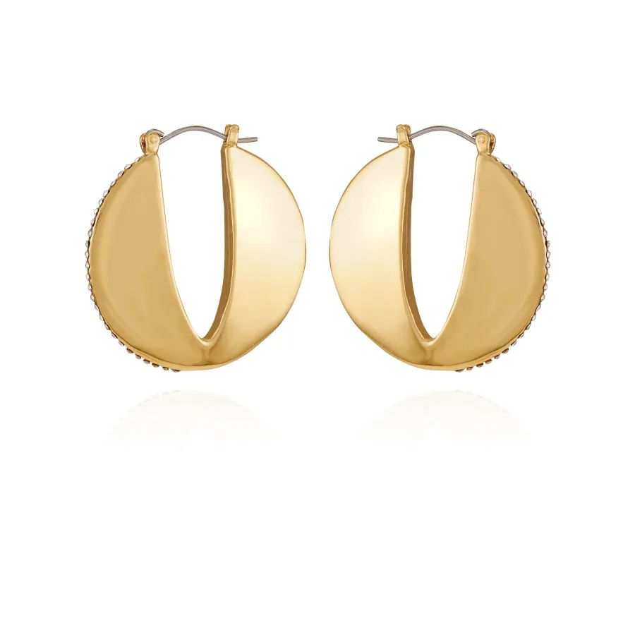 Vince Camuto Orecchini Donna Cerchio Oro con Cristalli Pietra