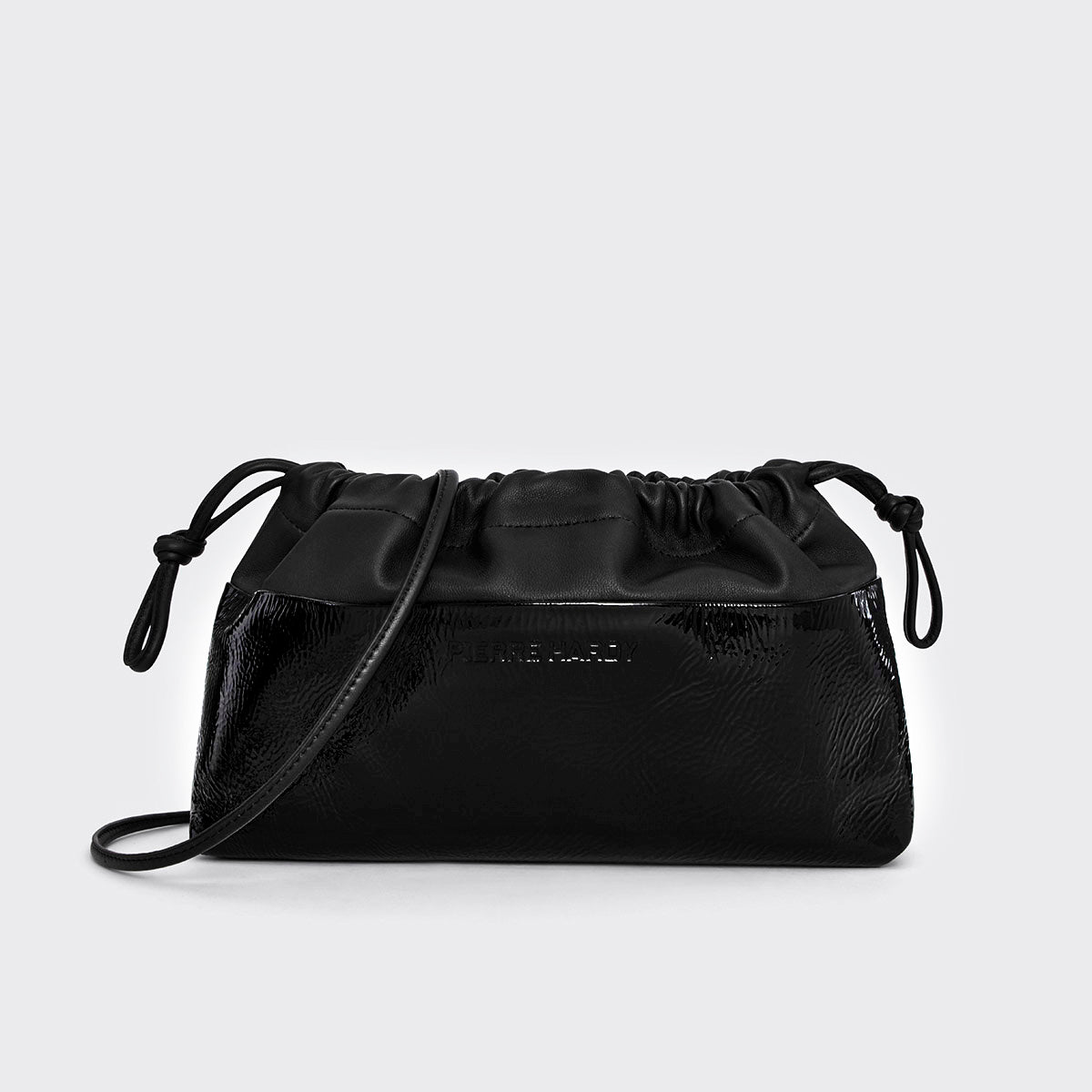 Pierre Hardy Twin pochette pelle nero tracolla TU